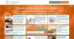 Desktop Screenshot of colocation-adulte.fr