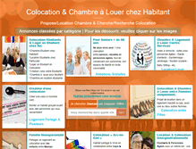 Tablet Screenshot of colocation-adulte.fr